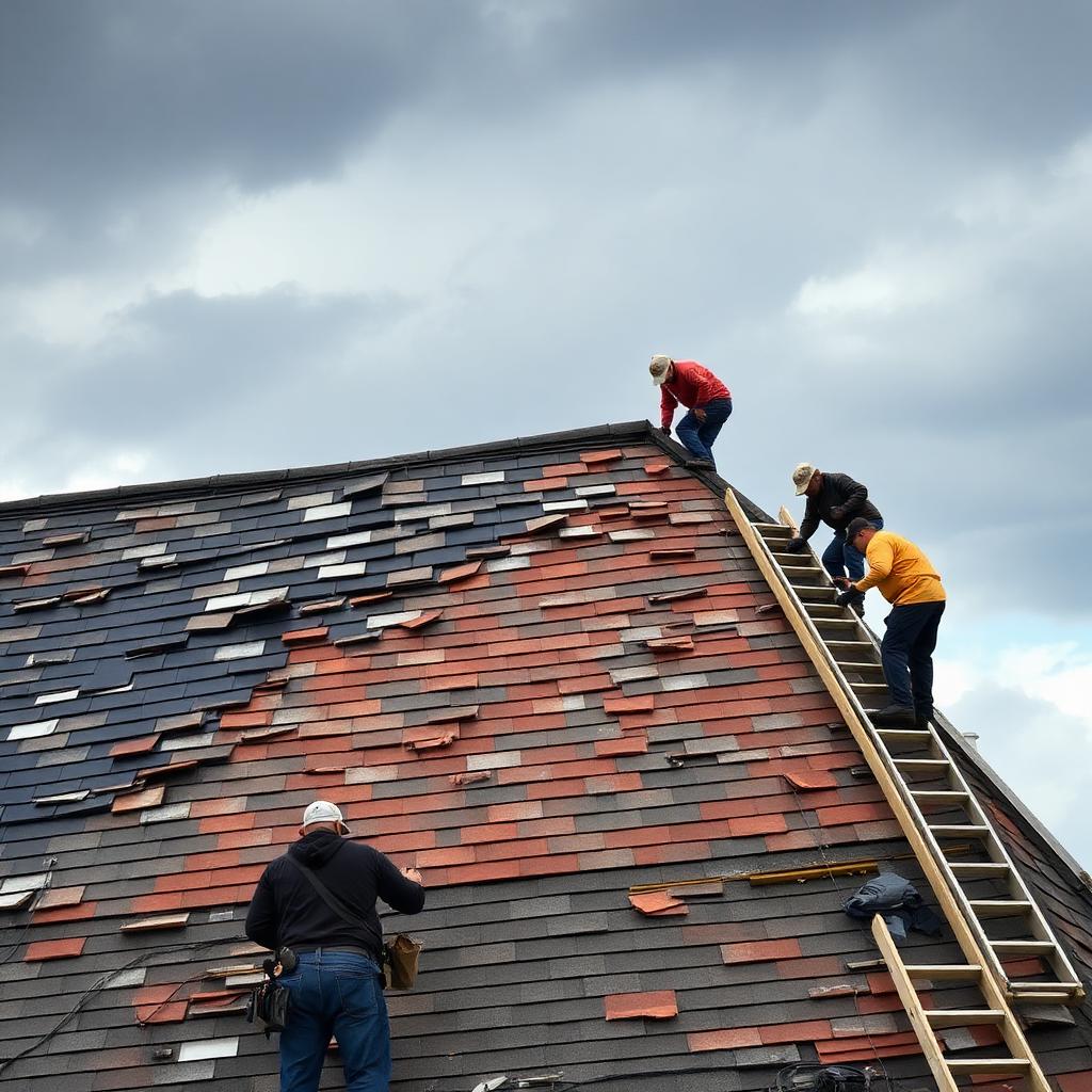 Storm damage restoration